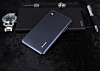 Dafoni HTC Desire 816 Metallic Thin Dark Silver Rubber Klf - Resim: 1