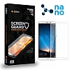 Dafoni Huawei Mate 10 Nano Premium Beyaz Ekran Koruyucu