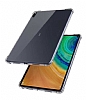 Dafoni Hummer Huawei MatePad 10.4 Ultra Koruma Silikon Kenarl effaf Klf