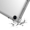 Dafoni Hummer Apple iPad 10.2 (2021) Ultra Koruma Silikon Kenarl effaf Klf - Resim 1