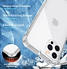 Dafoni Hummer iPhone 12 / iPhone 12 Pro 6.1 in Ultra Koruma Silikon Kenarl effaf Klf - Resim: 3