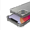 Dafoni Hummer iPhone 13 Mini 5.4 in Ultra Koruma Silikon Kenarl effaf Klf - Resim: 7