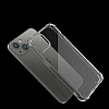 Dafoni Hummer iPhone 13 Mini 5.4 in Ultra Koruma Silikon Kenarl effaf Klf - Resim: 8