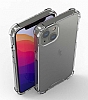 Dafoni Hummer iPhone 13 Ultra Koruma Silikon Kenarl effaf Klf - Resim: 4