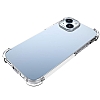 Dafoni Hummer iPhone 14 Plus Ultra Koruma Silikon Kenarl effaf Klf - Resim: 1
