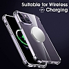 Dafoni Hummer iPhone 14 Pro Max Ultra Koruma Silikon Kenarl effaf Klf - Resim 2