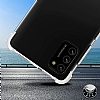 Dafoni Hummer Samsung Galaxy A41 Ultra Koruma Silikon Kenarl effaf Klf - Resim: 2