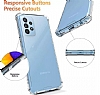 Dafoni Hummer Samsung Galaxy A73 Ultra Koruma Silikon Kenarl effaf Klf - Resim: 1