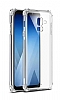 Dafoni Hummer Samsung Galaxy J8 Ultra Koruma Silikon Kenarl effaf Klf