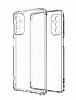 Dafoni Hummer Samsung Galaxy M23 Ultra Koruma Kamera Korumal Silikon Kenarl effaf Klf - Resim: 1