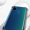 Dafoni Hummer Samsung Galaxy M30S Ultra Koruma Silikon Kenarl effaf Klf - Resim: 4