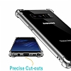 Dafoni Hummer Samsung Galaxy Note 8 Ultra Koruma Silikon Kenarl effaf Klf - Resim: 2
