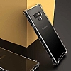 Dafoni Hummer Samsung Galaxy Note 9 Ultra Koruma Silikon Kenarl effaf Klf - Resim: 5