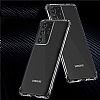 Dafoni Hummer Samsung Galaxy S21 Ultra Sper Koruma Silikon Kenarl effaf Klf - Resim: 4