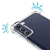 Dafoni Hummer Samsung Galaxy S22 5G Sper Koruma Kamera Korumal Silikon Kenarl effaf Klf - Resim 2