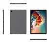 Dafoni Hummer Samsung Galaxy Tab A9 Plus Ultra Koruma Silikon Kenarl effaf Klf - Resim 4