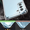 Dafoni Hummer Samsung Galaxy S21 FE 5G Ultra Koruma Kamera Korumal Silikon Kenarl effaf Klf - Resim: 1