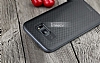 Dafoni iPaky Samsung Galaxy S7 Edge Ultra Koruma Dark Silver Klf - Resim 5