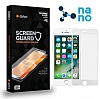Dafoni iPhone 7 / 8 Full Mat Nano Premium Beyaz Ekran Koruyucu