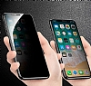 Dafoni iPhone 12 / 12 Pro 6.1 in Privacy Tempered Glass Premium Mat Cam Ekran Koruyucu - Resim 1
