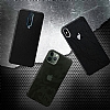 Dafoni Samsung Galaxy C7 Siyah Deri Görünümlü Telefon Kaplama - Resim: 2