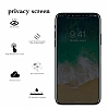 Dafoni iPhone 12 Mini 5.4 in Privacy Tempered Glass Premium Mat Cam Ekran Koruyucu - Resim 6