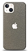 Dafoni iPhone 13 Silver Parlak Simli Telefon Kaplama