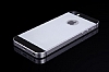 Dafoni iPhone SE / 5 / 5S / 5C n + Arka Tempered Glass Premium Dark Silver Cam Ekran Koruyucu - Resim 10