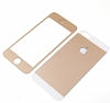 Dafoni iPhone SE / 5 / 5S / 5C n + Arka Tempered Glass Premium Gold Cam Ekran Koruyucu - Resim 10