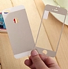 Dafoni iPhone SE / 5 / 5S / 5C n + Arka Tempered Glass Premium Silver Cam Ekran Koruyucu - Resim: 7