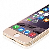Dafoni iPhone 6 / 6S Tempered Glass Premium Dark Silver n + Arka Metal Kavisli Ekran Koruyucu - Resim 6