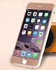 Dafoni iPhone 6 / 6S Tempered Glass Premium Siyah n + Arka Metal Kavisli Ekran Koruyucu - Resim 2