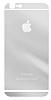 Dafoni iPhone 6 / 6S n + Arka Tempered Glass Ayna Silver Cam Ekran Koruyucu - Resim 6