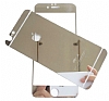 Dafoni iPhone 6 / 6S n + Arka Tempered Glass Ayna Silver Cam Ekran Koruyucu - Resim 13