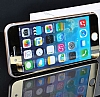 Dafoni iPhone 6 / 6S n + Arka Tempered Glass Ayna Silver Cam Ekran Koruyucu - Resim 11