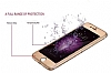 Dafoni iPhone 6 Plus / 6S Plus Metal Kenarl Tempered Glass Premium Gold Kavisli Cam Ekran Koruyucu - Resim: 6