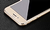 Dafoni iPhone 6 / 6S Tempered Glass Premium Dark Silver n + Arka Metal Kavisli Ekran Koruyucu - Resim 1