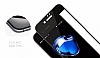 Dafoni iPhone SE 2022 Full Tempered Glass Premium Beyaz Cam Ekran Koruyucu - Resim 1