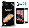 Dafoni iPhone SE 2022 Full Nano Premium Siyah Ekran Koruyucu