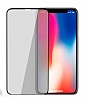 Dafoni iPhone XS Max Full Slim Triple Shield Siyah Ekran Koruyucu - Resim: 1