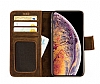 Wachikopa Leather iPhone XS Max Kapakl Kahverengi Gerek Deri Klf - Resim 2