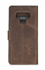 Wachikopa Leather Samsung Galaxy Note 9 Kapakl Ak Kahverengi Gerek Deri Klf - Resim 2