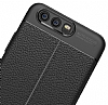 Dafoni Liquid Shield Premium Huawei P10 Siyah Silikon Klf - Resim 1