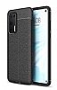 Dafoni Liquid Shield Premium Huawei P40 Siyah Silikon Klf