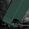 Dafoni Liquid Shield Premium iPhone 11 Pro Yeil Silikon Klf - Resim 4