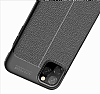 Dafoni Liquid Shield Premium iPhone 11 Pro Max Siyah Silikon Klf - Resim: 4