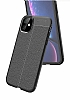 Dafoni Liquid Shield Premium iPhone 11 Siyah Silikon Klf - Resim: 2