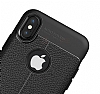 Dafoni Liquid Shield Premium iPhone XS Max Lacivert Silikon Klf - Resim: 3