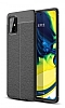 Dafoni Liquid Shield Premium Samsung Galaxy A21s Siyah Silikon Klf