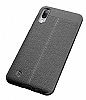 Dafoni Liquid Shield Premium Samsung Galaxy M10 Siyah Silikon Klf - Resim: 1